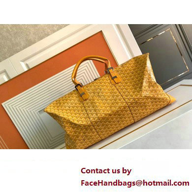 Goyard Boeing Travel 55 Bag Yellow