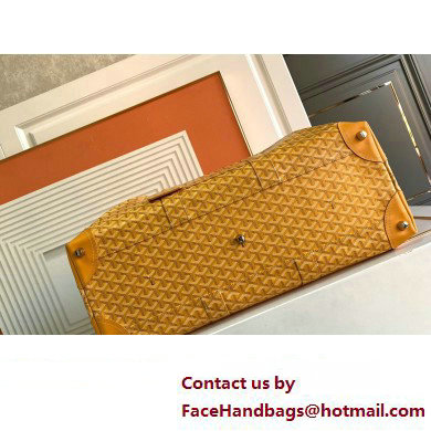 Goyard Boeing Travel 55 Bag Yellow