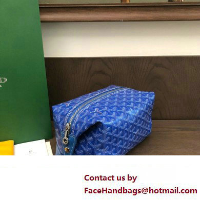 Goyard Bowling 25 Toiletry Bag Blue