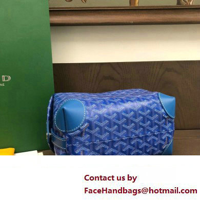 Goyard Bowling 25 Toiletry Bag Blue