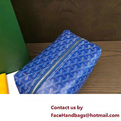 Goyard Bowling 25 Toiletry Bag Blue