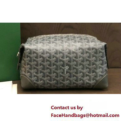 Goyard Bowling 25 Toiletry Bag Gray