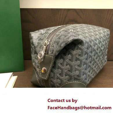 Goyard Bowling 25 Toiletry Bag Gray