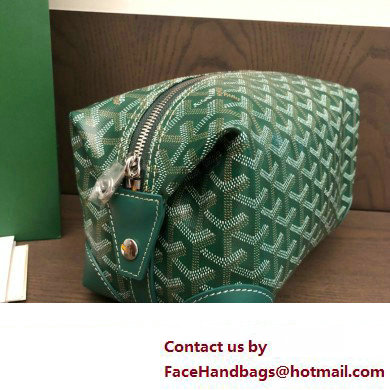 Goyard Bowling 25 Toiletry Bag Green