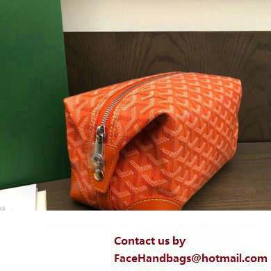 Goyard Bowling 25 Toiletry Bag Orange