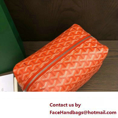 Goyard Bowling 25 Toiletry Bag Orange