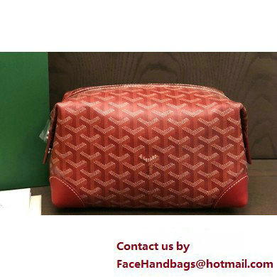 Goyard Bowling 25 Toiletry Bag Red - Click Image to Close