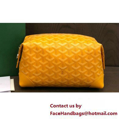 Goyard Bowling 25 Toiletry Bag Yellow