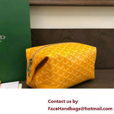 Goyard Bowling 25 Toiletry Bag Yellow