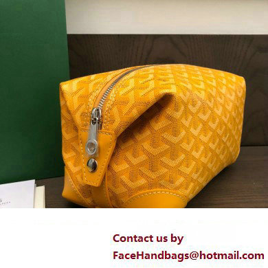 Goyard Bowling 25 Toiletry Bag Yellow