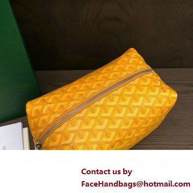 Goyard Bowling 25 Toiletry Bag Yellow