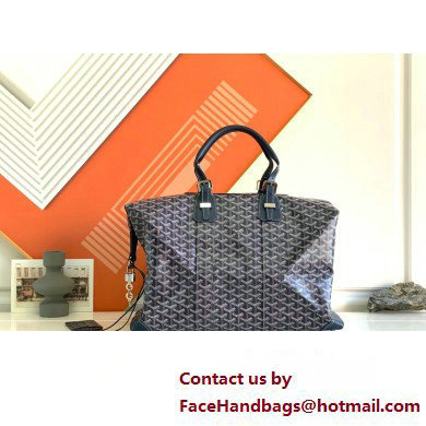 Goyard Bowling 45 Travel Bag Dark Blue