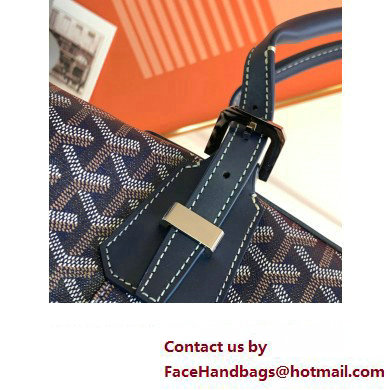 Goyard Bowling 45 Travel Bag Dark Blue