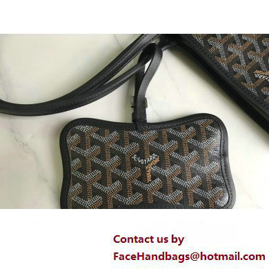 Goyard Chien Gris Pet Tote Bag Black