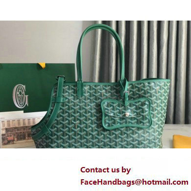 Goyard Chien Gris Pet Tote Bag Green