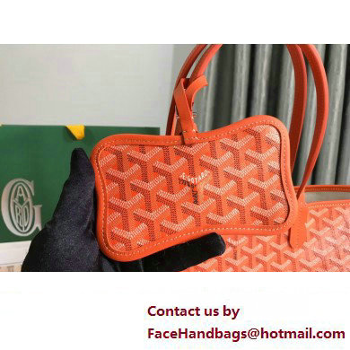 Goyard Chien Gris Pet Tote Bag Orange