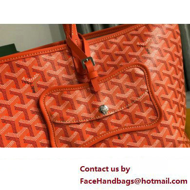 Goyard Chien Gris Pet Tote Bag Orange