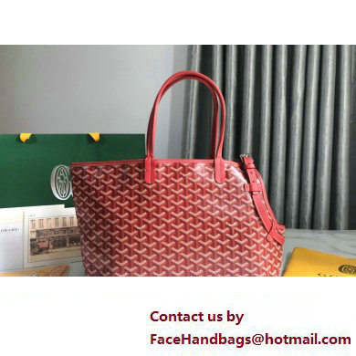 Goyard Chien Gris Pet Tote Bag Red