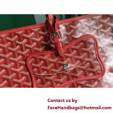 Goyard Chien Gris Pet Tote Bag Red