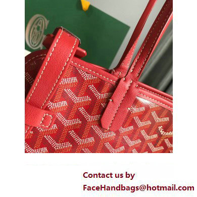 Goyard Chien Gris Pet Tote Bag Red