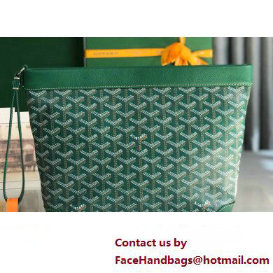 Goyard Conti pouch Clutch Bag Green