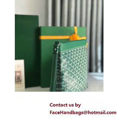 Goyard Conti pouch Clutch Bag Green