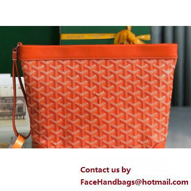 Goyard Conti pouch Clutch Bag Orange