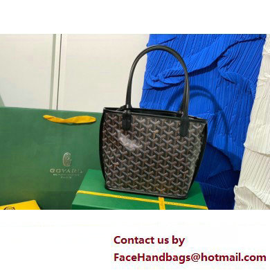 Goyard Hulot Print Anjou Reversible Mini Tote Bag Black