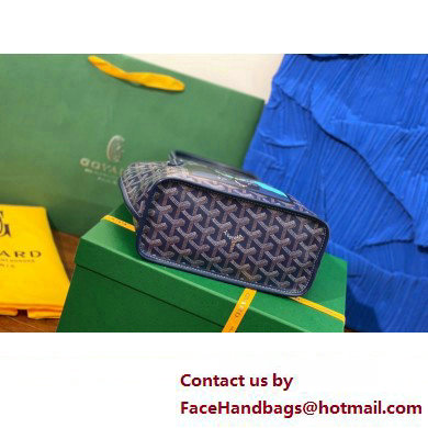 Goyard Hulot Print Anjou Reversible Mini Tote Bag Dark Blue