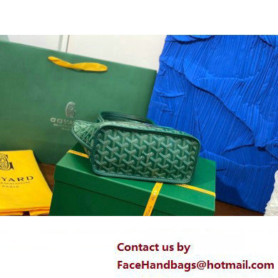 Goyard Hulot Print Anjou Reversible Mini Tote Bag Green