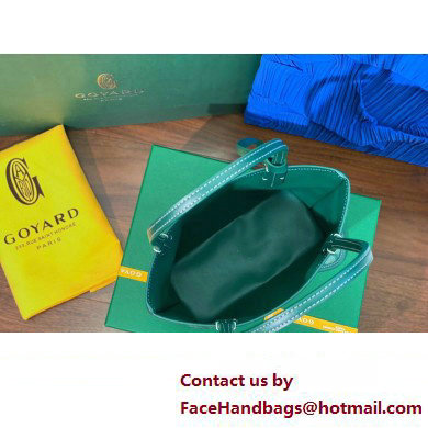 Goyard Hulot Print Anjou Reversible Mini Tote Bag Green