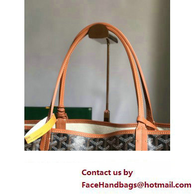 Goyard Hulot Print Saint Louis Claire-Voie PM/GM Tote Bag Brown