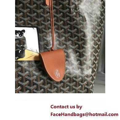 Goyard Hulot Print Saint Louis Claire-Voie PM/GM Tote Bag Brown