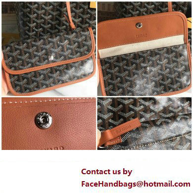 Goyard Hulot Print Saint Louis Claire-Voie PM/GM Tote Bag Brown