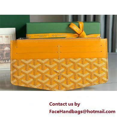 Goyard Insert Louise card holder yellow 2023