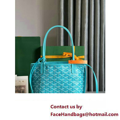 Goyard Saint Louis Tote Mini Bag TURQUOISE 2023