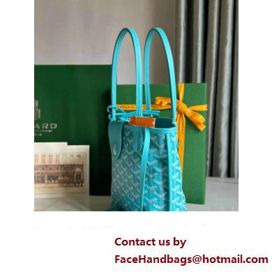 Goyard Saint Louis Tote Mini Bag TURQUOISE 2023