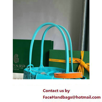 Goyard Saint Louis Tote Mini Bag TURQUOISE 2023