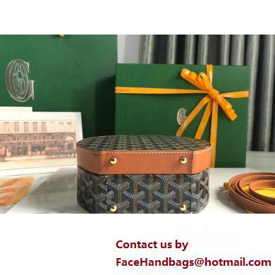 Goyard The Alto Hatbox Trunk Bag Brown