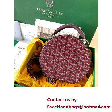 Goyard The Alto Hatbox Trunk Bag Burgundy