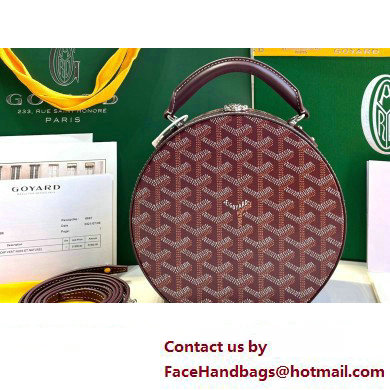 Goyard The Alto Hatbox Trunk Bag Burgundy