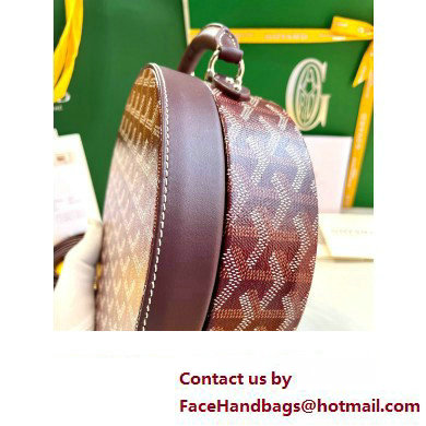 Goyard The Alto Hatbox Trunk Bag Burgundy