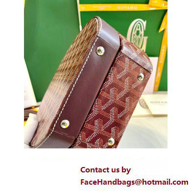 Goyard The Alto Hatbox Trunk Bag Burgundy