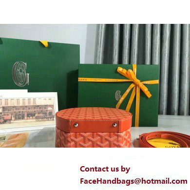 Goyard The Alto Hatbox Trunk Bag Orange