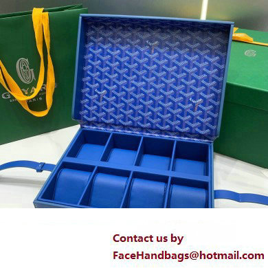 Goyard Watch Box Bag Blue