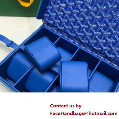 Goyard Watch Box Bag Blue