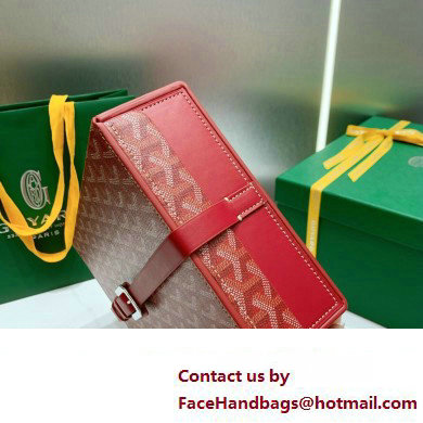 Goyard Watch Box Bag Red