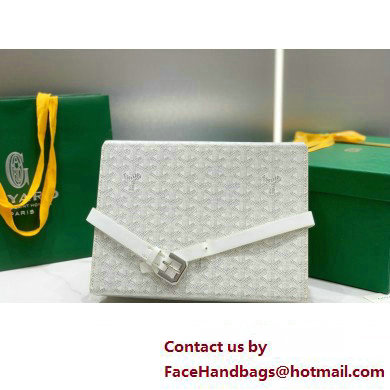 Goyard Watch Box Bag White