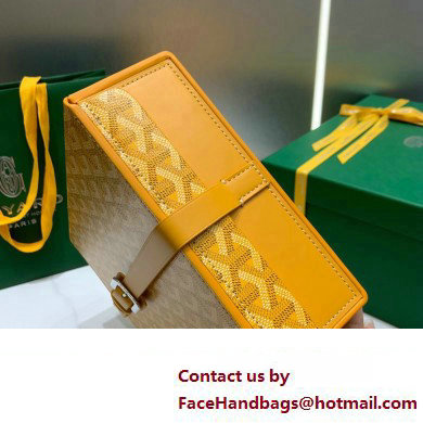 Goyard Watch Box Bag Yellow