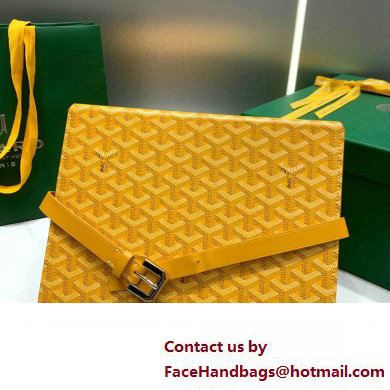 Goyard Watch Box Bag Yellow